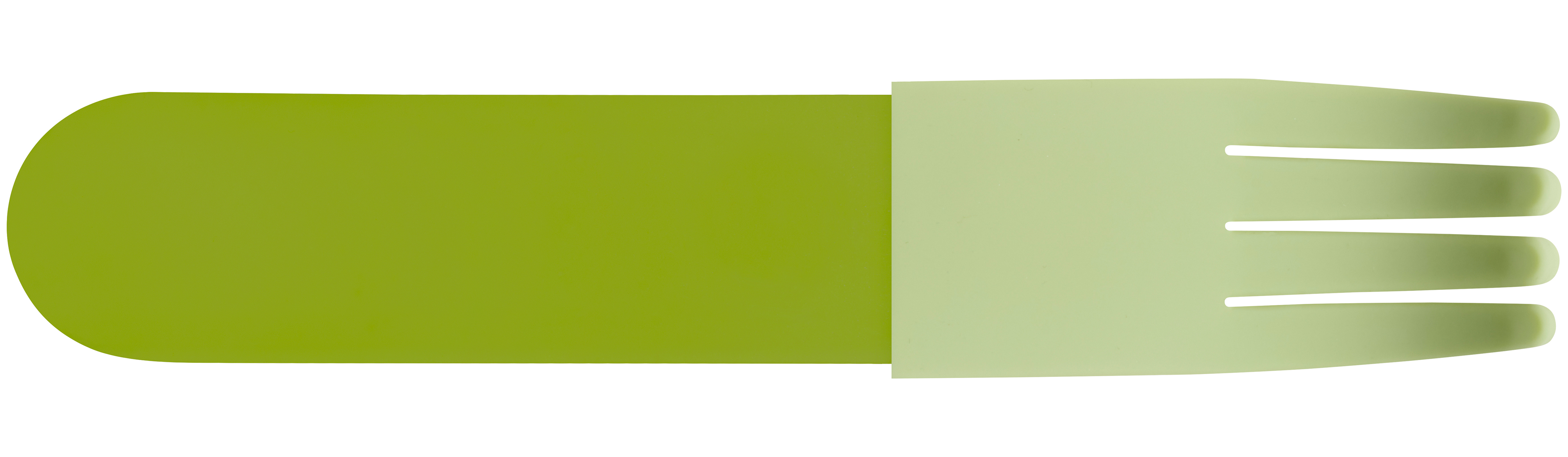 Acrylic fork green pistachio top